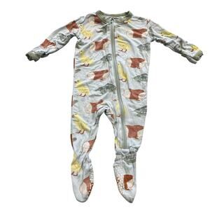 KicKee Pants Bamboo Farm Animal Footie Size 0-3 Mo